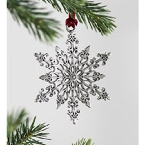 Snowflake Pewter Ornament