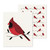 Set of 2 Reusable Swedish Dishcloths with a Cardinal Theme