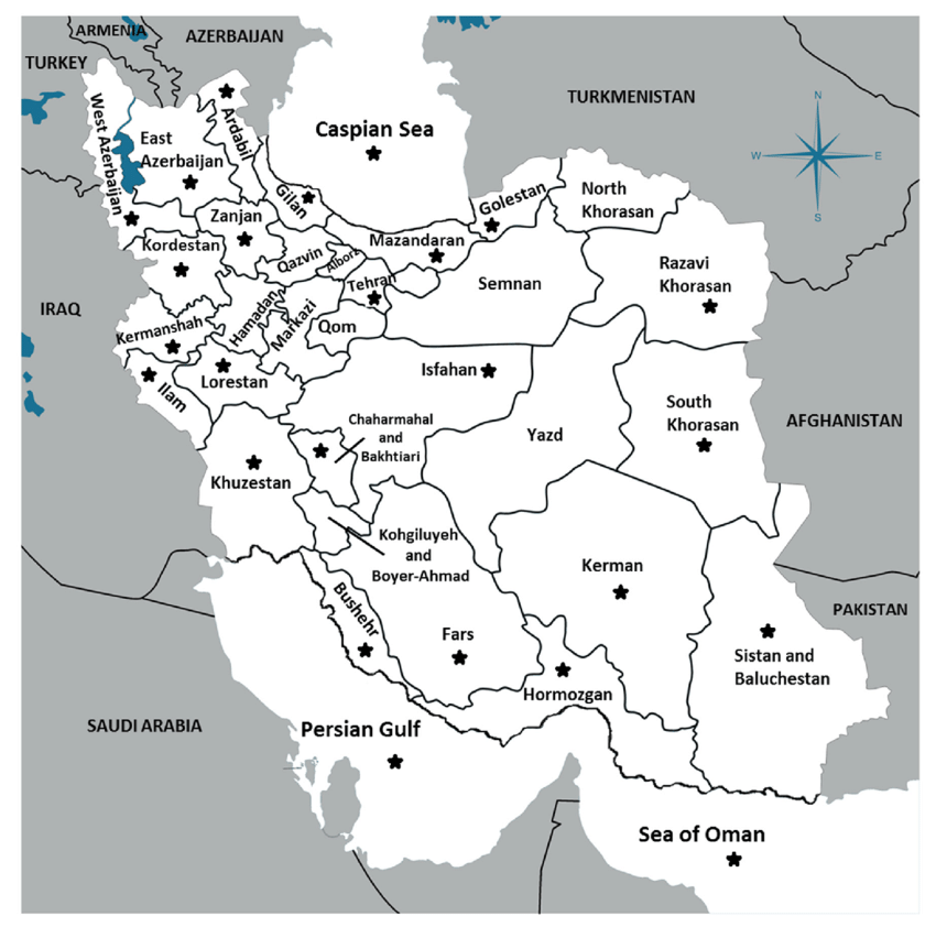 map-of-iran-showing-the-provinces-localities-from-which-acanthocephalans-have-been.png