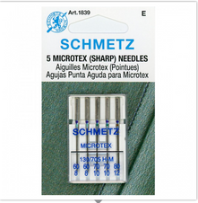 Schmetz Microtex Assorted Needles