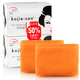 NEW PACKAGING! Kojie San Skin Lightening Kojic Acid Soap 2 Bars - 135g Each Bar