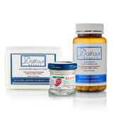 Authentic Dalfour Beauty Face Whitening Set With Ultrawhite Soap, Excel Cream and  Glutathione Capsules