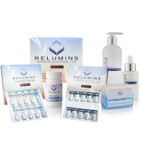Authentic Relumins Advanced 1100mg White Set - 1100mg Set, Booster, Repair Lotion, TA Stem Cell Serum & TA Stem Cell Soap 