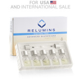 Authentic Relumins Glutathione Vials - New Advanced Formula 7500mg  - Professional Grade Skin Whitening