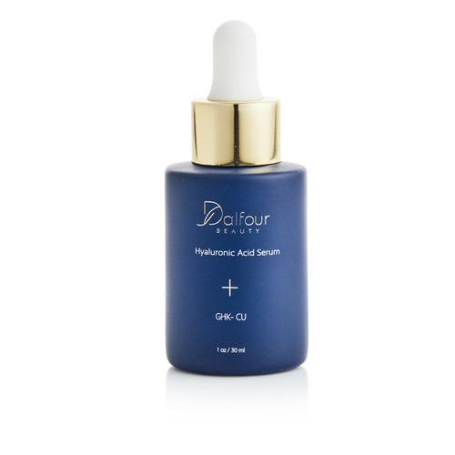 NEW! Dalfour Beauty  Hyaluronic Serum Advanced Skin Hydration with Powerful Skin Firming + GHK-CU  
