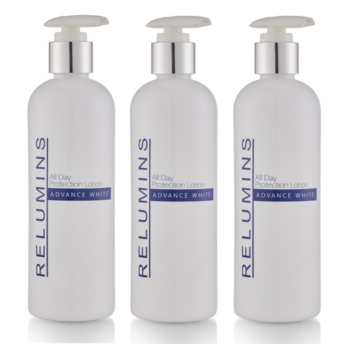 3 Bottles of Authentic Relumins Advance White Stem Cell Therapy All in One Day Lotion - Most Advanced Skin Whiteming & Repair