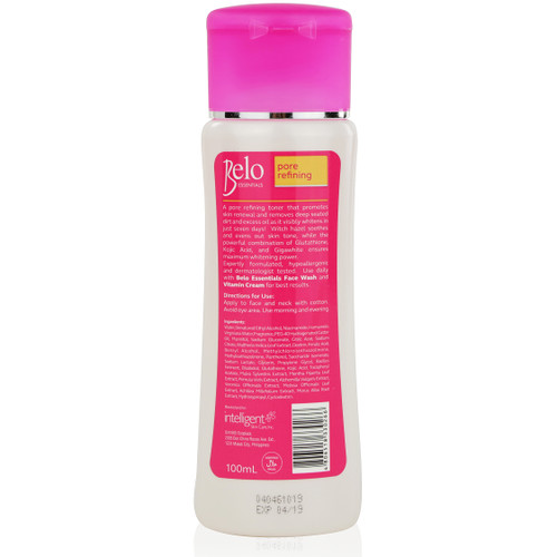 NEW PACKAGING -  Belo Essentials Pore Refining Whitening Toner