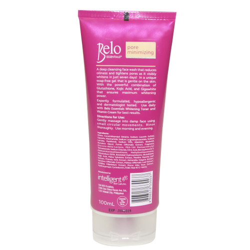 NEW PACKAGING-Belo Essentials Pore Minimizing Whitening Face Wash