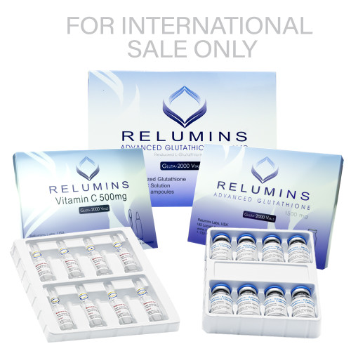 BOGO! Authentic Relumins Advanced IV Glutathione 2000mg - Glutathione & Vitamin C - NO BOOSTER
