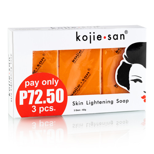 Kojie San Skin Lightening Kojic Acid Soap 3 Bars - 65g