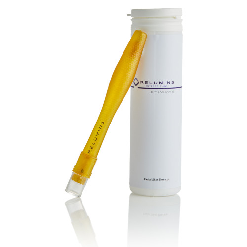 Professional 35 Needle Derma Stamp & Micro Needling Therapy System - Treats Scars, Lines and Wrinkles on Small or Delicate Places