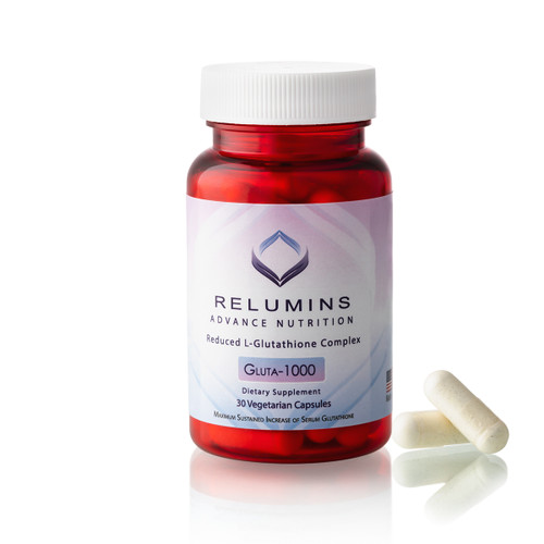 New!!! Relumins Advance Nutrition Gluta 1000 - Reduced L-Glutathione Complex - 30 CAPSULES
