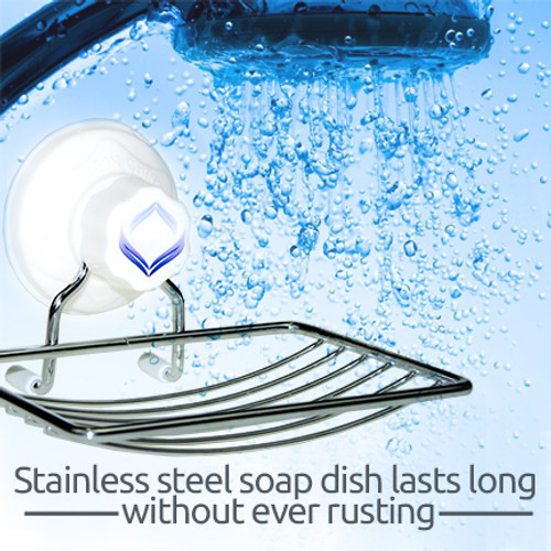 Relumins Advance Whitening Soap and Stainless Steel Soap Dish Set