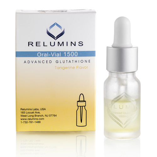 New Advanced Sublingual Glutathione 1500mg  - Professional Grade Skin Whitening Single Vial
