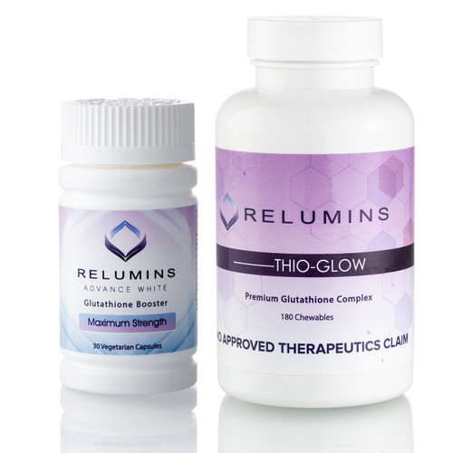 Relumins Thio-Glow Chewable Dissolvable Glutathione Complex with Biotin with Booster
