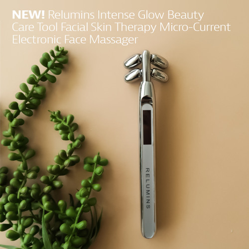  Relumins Beauty Tool - Firms Skin and Rebuilds Collagen with Massaging Micro-current
