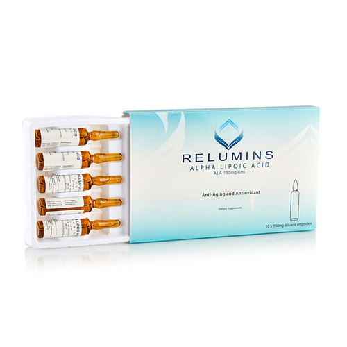 NEW! Relumins Alpha Lipoic Acid for Injection - 10 Ampoules- International sales only