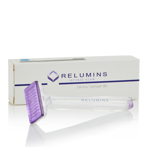 Professional 80 Needle Derma Stamp & Micro Needling Therapy System - Treats Scars, Lines and Wrinkles on Small or Delicate Places