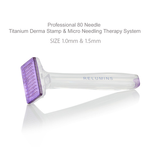 New Low Price! Relumins Professional Surgical Steel 80 Needle  Derma Stamp & Micro Needling Therapy System