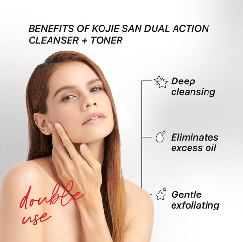 Kojie San Dual Action Cleanser + Toner