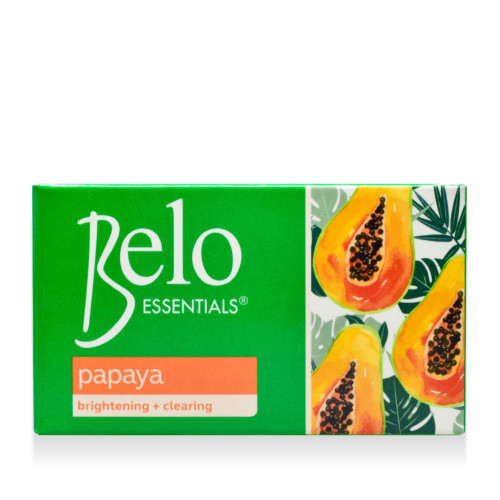 Belo Essentials Papaya Brightening + Clearing Soap Packaging