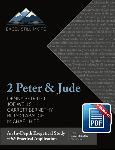 DOWNLOADABLE EXCEL STILL MORE BIBLE WORKSHOP: 2 Peter and Jude (COPYRIGHT PROTECTED)
