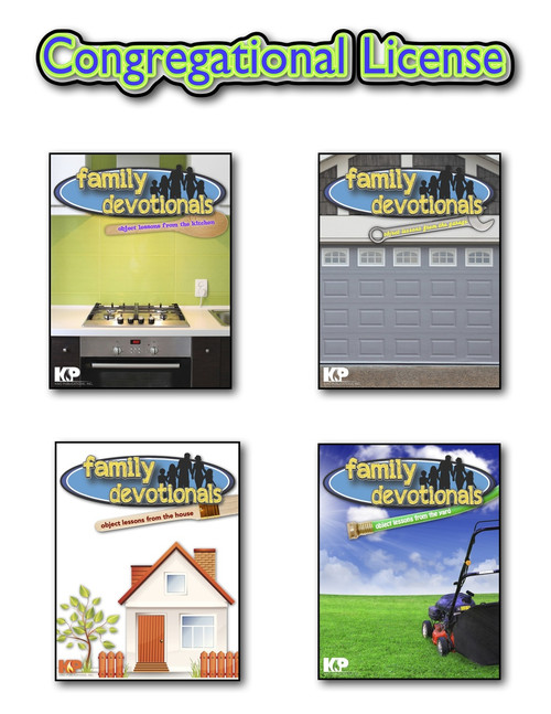 The purchaser of this product will receive 121 lessons and may make as many copies of the printed materials as they would like and distribute them as the congregation would like to use them.