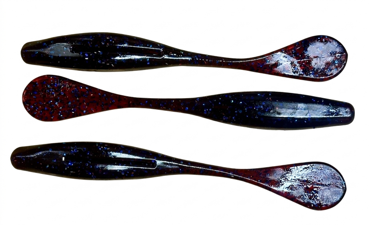 Barracuda Baits 6.25" Plati Tail
Dynamic Flapping Action: The engineered tail provides maximum water displacement.
Versatile Rigging: Perfect for weedless Texas rigs, weighted swimbait hooks, or as a vibrating jig trailer.