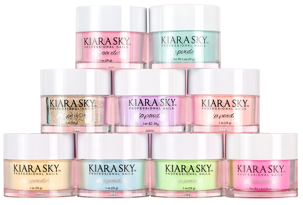 Kiara Sky Professional Nails Dip Powder Gel Polish Nail Lacquer