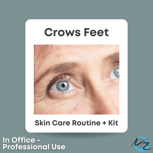 This Cosmetic Acupuncture Skin Care System with our Edelweiss for Your Eyes Serum for In-office Professional Use is one of our best skin care systems to use when giving your patients Cosmetic or Facial Acupuncture especially when you want to help reduce the appearance and continuation of Crows Feet.

Here is the order of using these skin care products:

Cleanse using the Astragalus and Geranium Toner

Perform the Cosmetic Acupuncture

Re-cleanse after taking out needles

Spray Your Daily C Elixir on

Put just one drop (!) of the Edelweiss for Your Eyes Serum on your finger then 1/2 drop for each eye; smooth it on Crows feet.

Finish with the moisturizer of your choice: Luminescent Pearl Cream, Goji Berry and Argan Cream, or Yin Balancing Facial Serum.