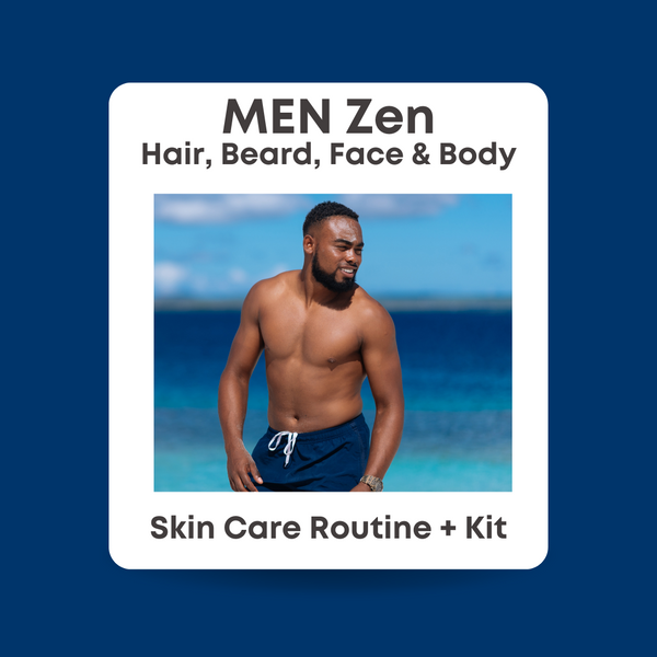 MEN ZEN: Men's Hair, Beard, and Body Skin Care Routine using our Oils includes:

Men Zen Beard and Scalp Oil
and
Chen Pi Body Oil
 

Healthy Scalp and Hair Oil
Give your scalp and hair the care they deserve! Our multi-tasking hair serum uses a combination of ingredients that work in tandem to help su sport a healthy and balanced follicular ecosystem while soothing your scalp and revitalizing your hair’s roots!
Where does it fit in your skin care routine order? Use daily on scalp even after you see new "baby" hairs start growing in.

 

Chen Pi Body Oil
Our Chen Pi Body Oil is multifunctional - use for moisturizing, clearing up acne, pain relief, belly Gua Sha, treating dandruff.
Where does it fit into your skin care routine order? Use it to solve your skin and hair care problems.
How does this oil benefit you?
- helps treat belly fat and cellulite when used with a Gua Sha tool
- it nourishes skin
- its antimicrobial oils help reduce acne breakouts
- it can be a deep pore cleanser!
- treats your scalp to minimize flaking and dandruff 
- relieves pain when massaged in - or receive Gua Sha from your acupuncturist
