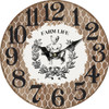 HOR075 Clock Wall 34cm Farm Life