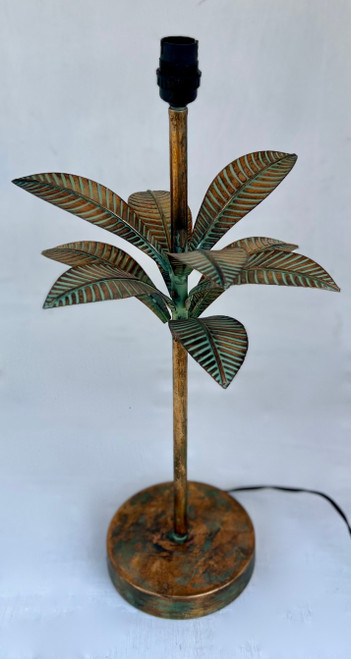 LE090 Lamp Base Palm 20x20x58cm EXCLUDING SHADE