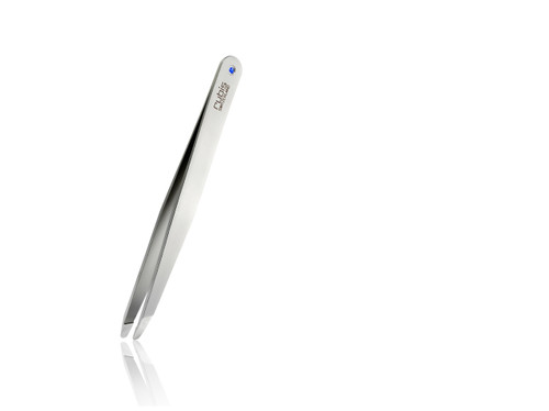 TWEEZERS CLASSIC RHODIUM SAPPHIRE