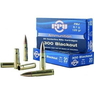 Prvi Partizan Rifle, 300 Blackout, 125 Grain, Full Metal Jacket, PP300BF