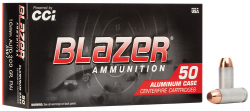 Blazer 10mm Auto 200gr FMJ Ammo