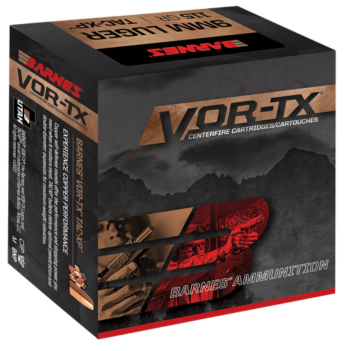 Barnes VOR-TX, 9mm, 115 Grain, XPB, Hollow Point, 32005