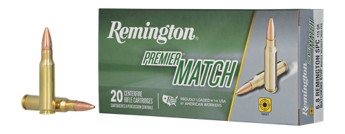 Remington Premier Match 6.8mm Rem Spc 115gr Matchking BTHP Ammo