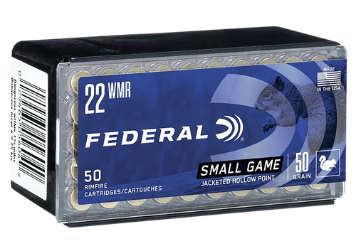 Federal Game-Shok, 22 WMR, 50 Grain, Jacketed Hollow Point, 757