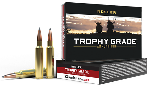 Nosler Trophy Grade LR 33 Nosler 265gr Ablr !