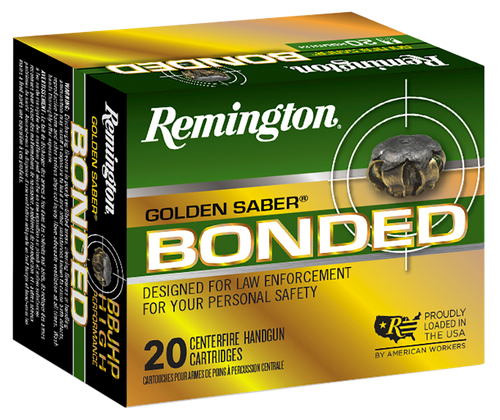 Remington 10mm 180gr Bjhpb Golden Saber Bonded Ammo