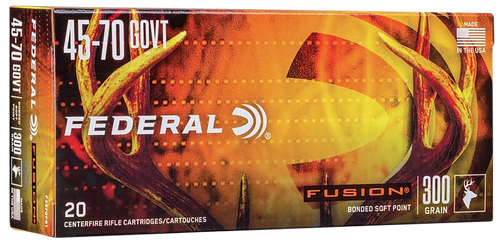 Federal Fusion Rifle Ammo 45-70 Govt. 300gr. Fusion