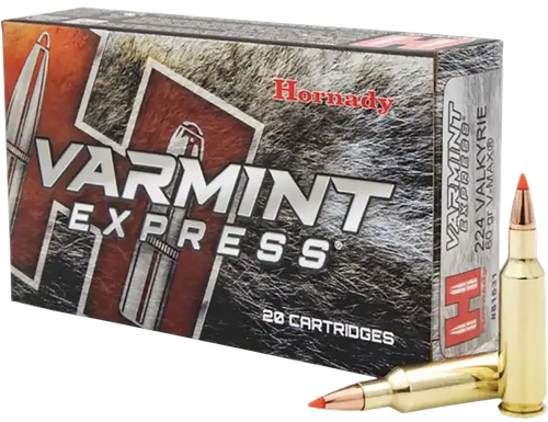 Hornady 81531 Varmint Express 224Valkyrie 60gr Hornady V Max 20 Per Box/10