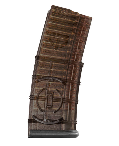 Ets Gen 2 AR15 Magazine, 30RD W/coupler Carbon Smoke Series