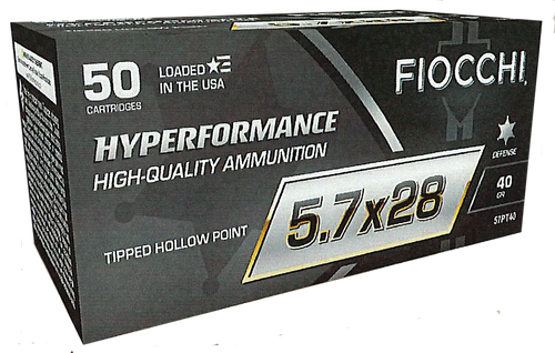 5.7x28mm 40gr Poly Tipped Hollow Point