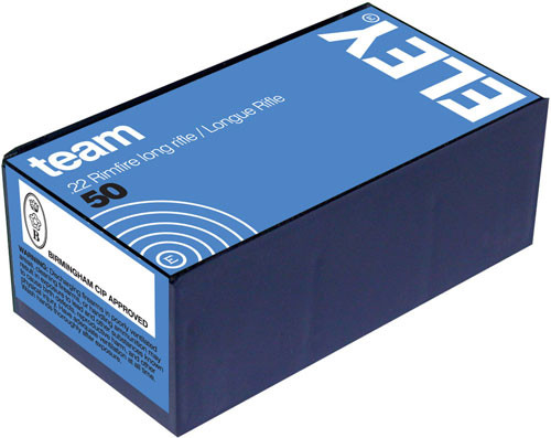 ELEY TEAM 22LR 40GR EPS 50RD 100BX/CS