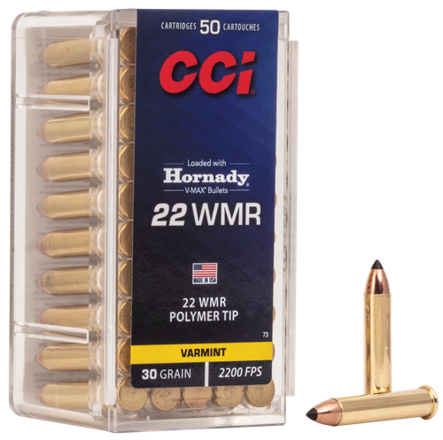 CCI 22 WMR 30GR V-MAX AMMO 50RD