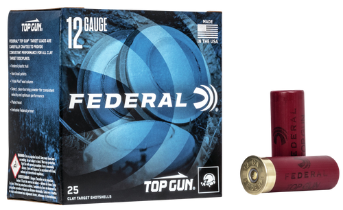 FEDERAL TOP GUN SS 12GA 2-3/4 2-3/4DE 1-1/8OZ 7.5 AMMO 25RD