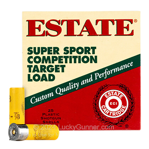 ESTATE 7/8 OZ SS TARGET LOADS 20GA 2-3/4IN 2-1/2DE 7/8OZ 8 AMMO 25RD