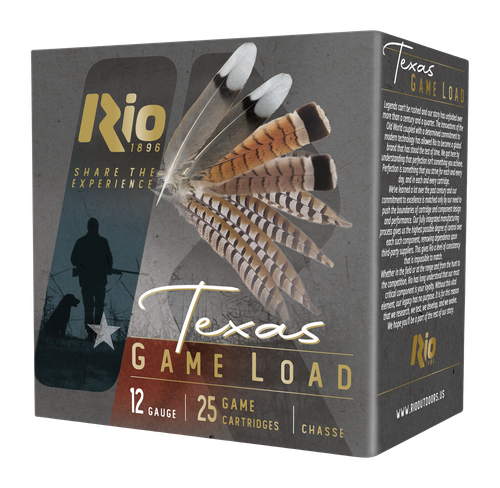 Texas Game Load HV 36 12ga 2-3/4" 1340fps 1-1/4oz #7.5 red case faster